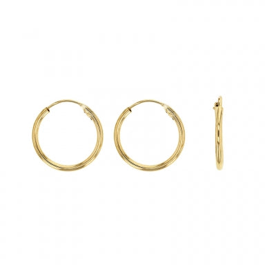 Créoles plaqué Or - Atelier.Goldissim