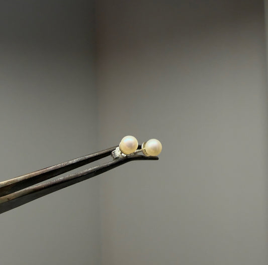 Boucles d'oreilles Perles Nacré Eau Douce - Atelier.Goldissim